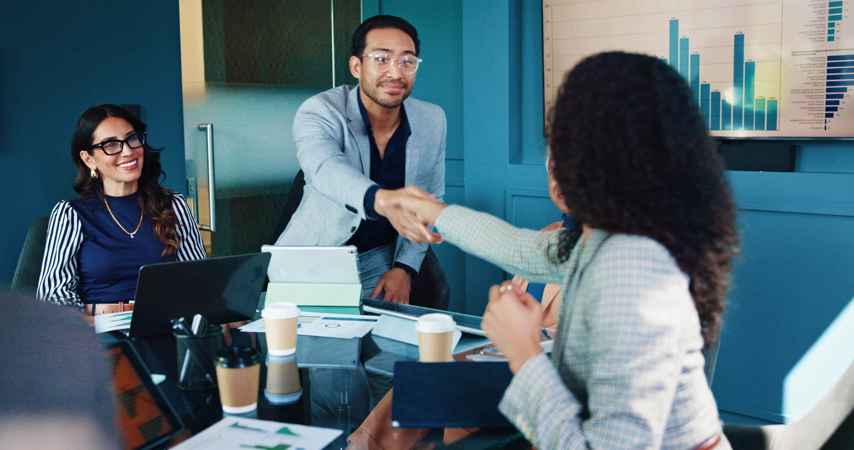 Business Partners shaking hands