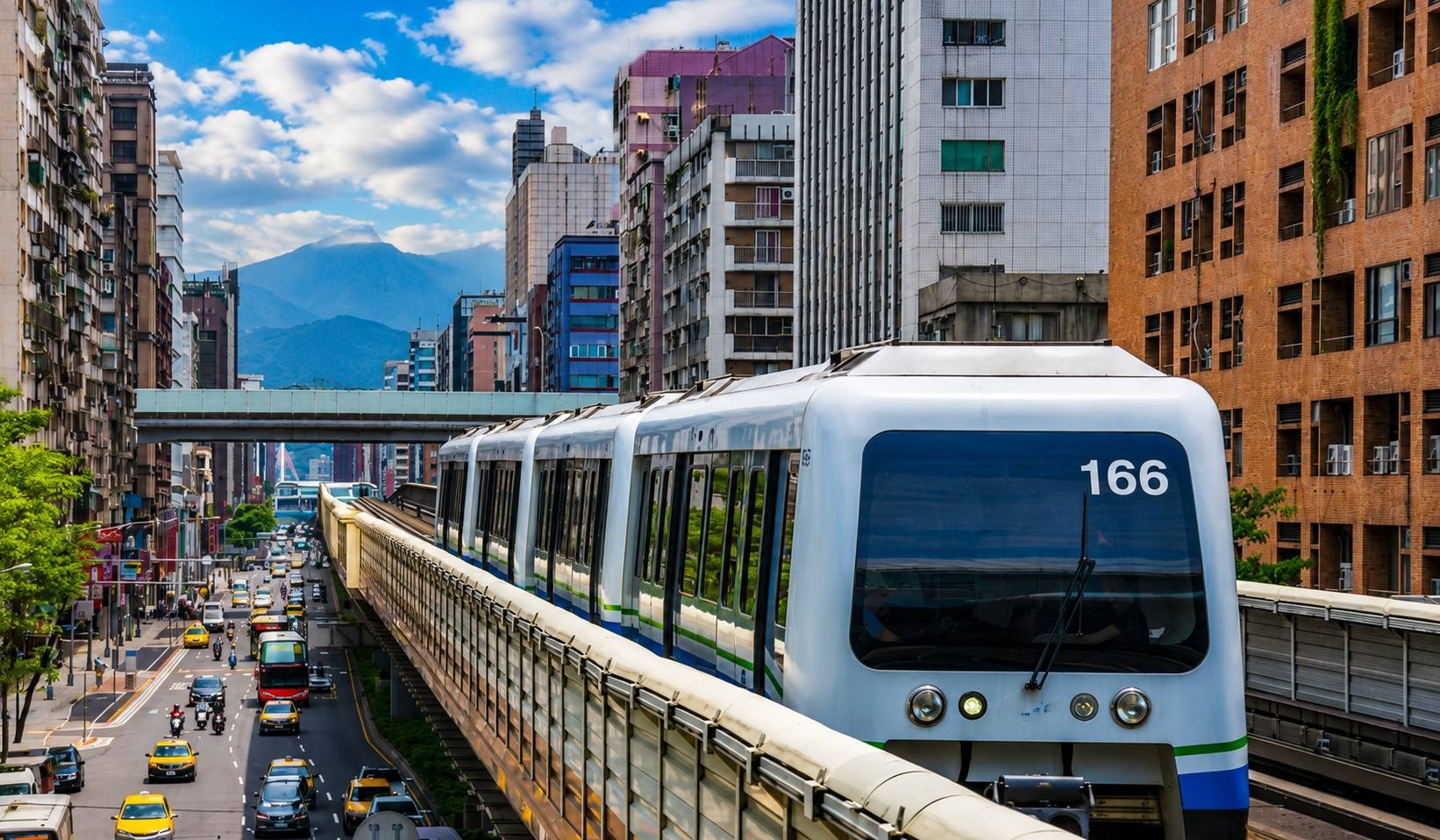 Driverless Wenhu Line in Taipei Taiwan