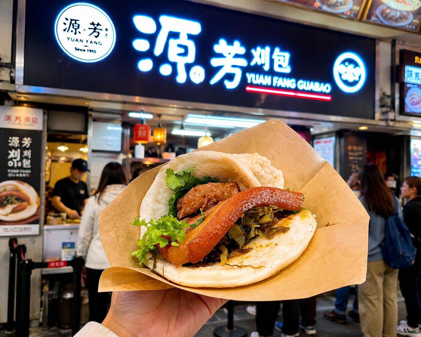 Gua Bao In Taipeis Huaxi Street Night Market