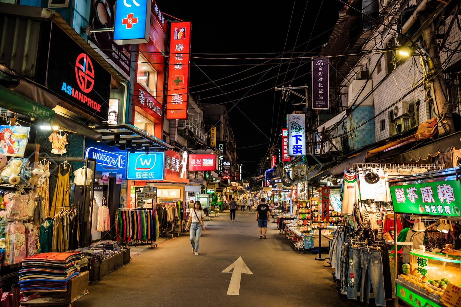 Shilin Night Market in Taipei