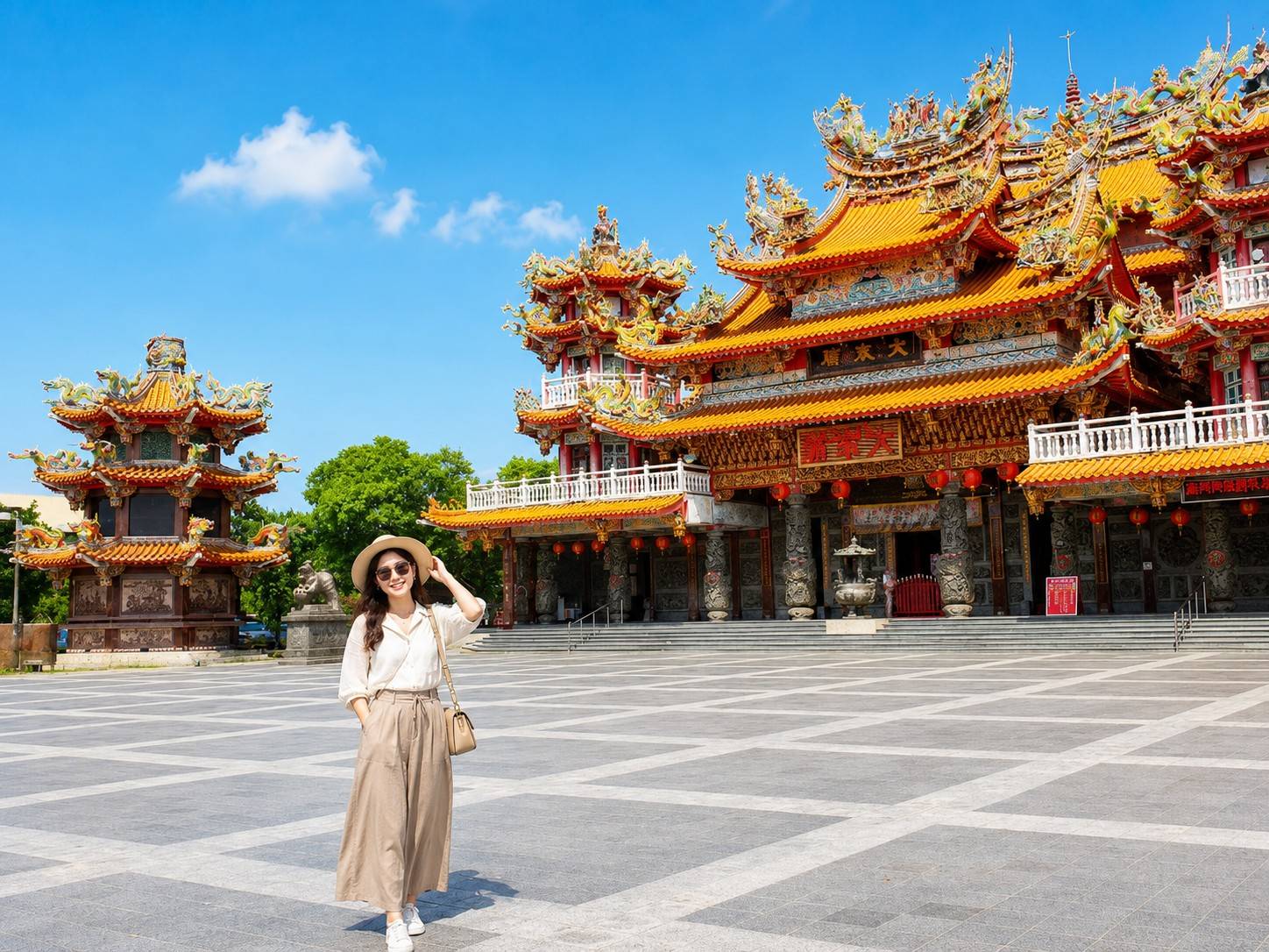 Sicao Dazhong Temple in Tainan Taiwan