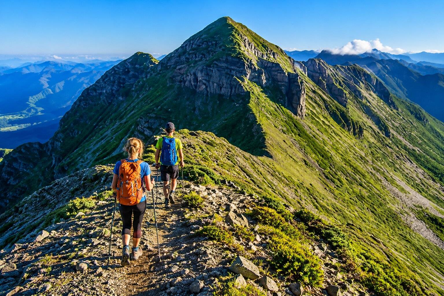 Trekkers At Yushan National Park
